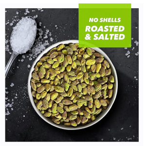 Wonderful Pistachios No Shells Roasted & Salted Nuts, 0.75 Ounce Bags Pack of 9 Protein Snack Carb-Friendly Gluten Free On-the-go Individually Wrapped Snack-back