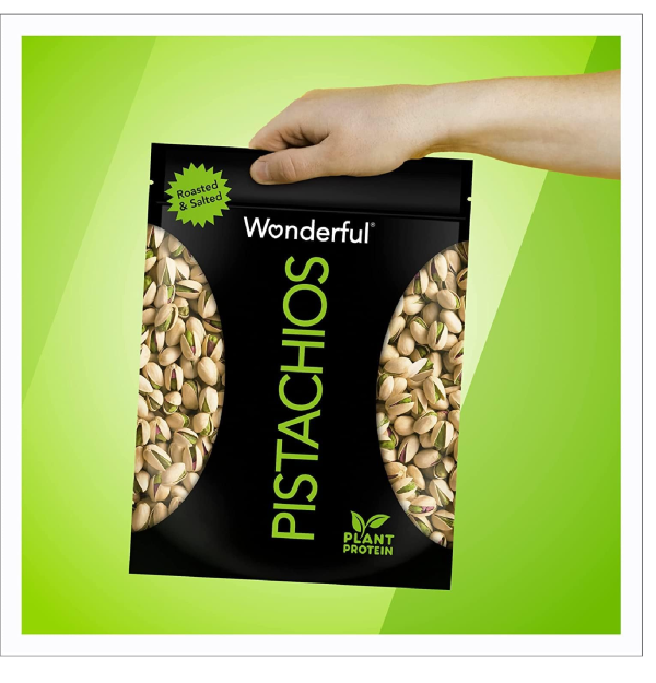 Wonderful Pistachios In Shell Roasted and Salted Nuts 48 Ounce Resealable Bag - Healthy Snack Protein Snack Pantry Staple-back3