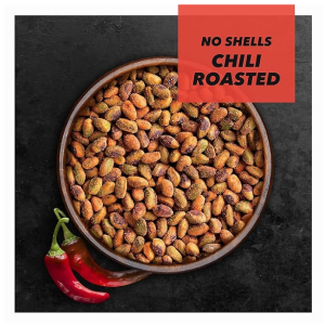 Wonderful Pistachios No Shells Chili Roasted Nuts 22 Ounce Resealable Bag Healthy Snack Protein Snack Pantry Staple-back