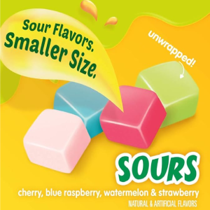 STARBURST Minis Sours Candy bag 8.0 Ounce Pack of 8-back