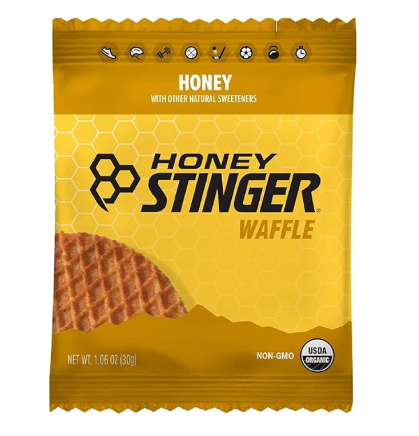 Honey Stinger Organic Honey Waffle Energy Stroopwafel for Exercise Endurance and Performance Sports Nutrition for Home & Gym Pre & During Workout Box of 16 Waffles 16.96 Ounce-back