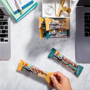 KIND Nut Bars Favorites Variety Count 1.4 Ounce 12 Count Dark Chocolate Nuts and Sea Salt Peanut Butter Dark Chocolate Caramel Almond and Sea Salt-back2