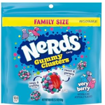 Nerds Gummy Clusters Candy Very Berry Resealable 18.5 Ounce Big Bag-main