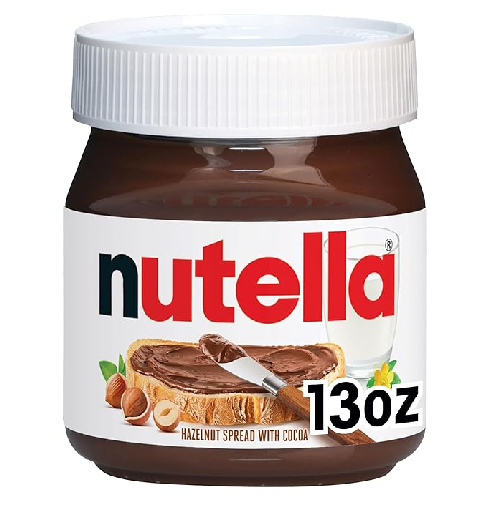 Nutella Hazelnut Spread With Cocoa For Breakfast 13 Oz Jar-main