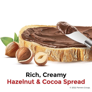 Nutella Hazelnut Spread With Cocoa For Breakfast 13 Oz Jar-back