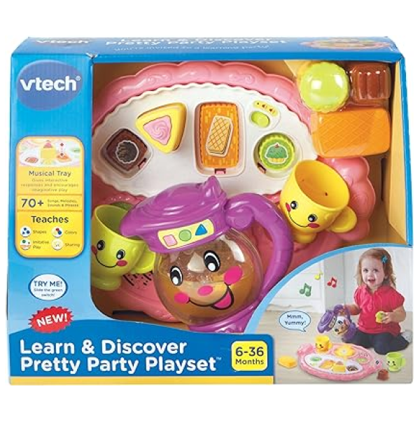 VTech Learn and Discover Pretty Party Playset-back3