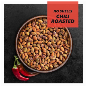 Wonderful Pistachios No Shells Chili Roasted Nuts 2.25 Ounce Pack Of 8 Protein Snack On-the-Go Snack-back2