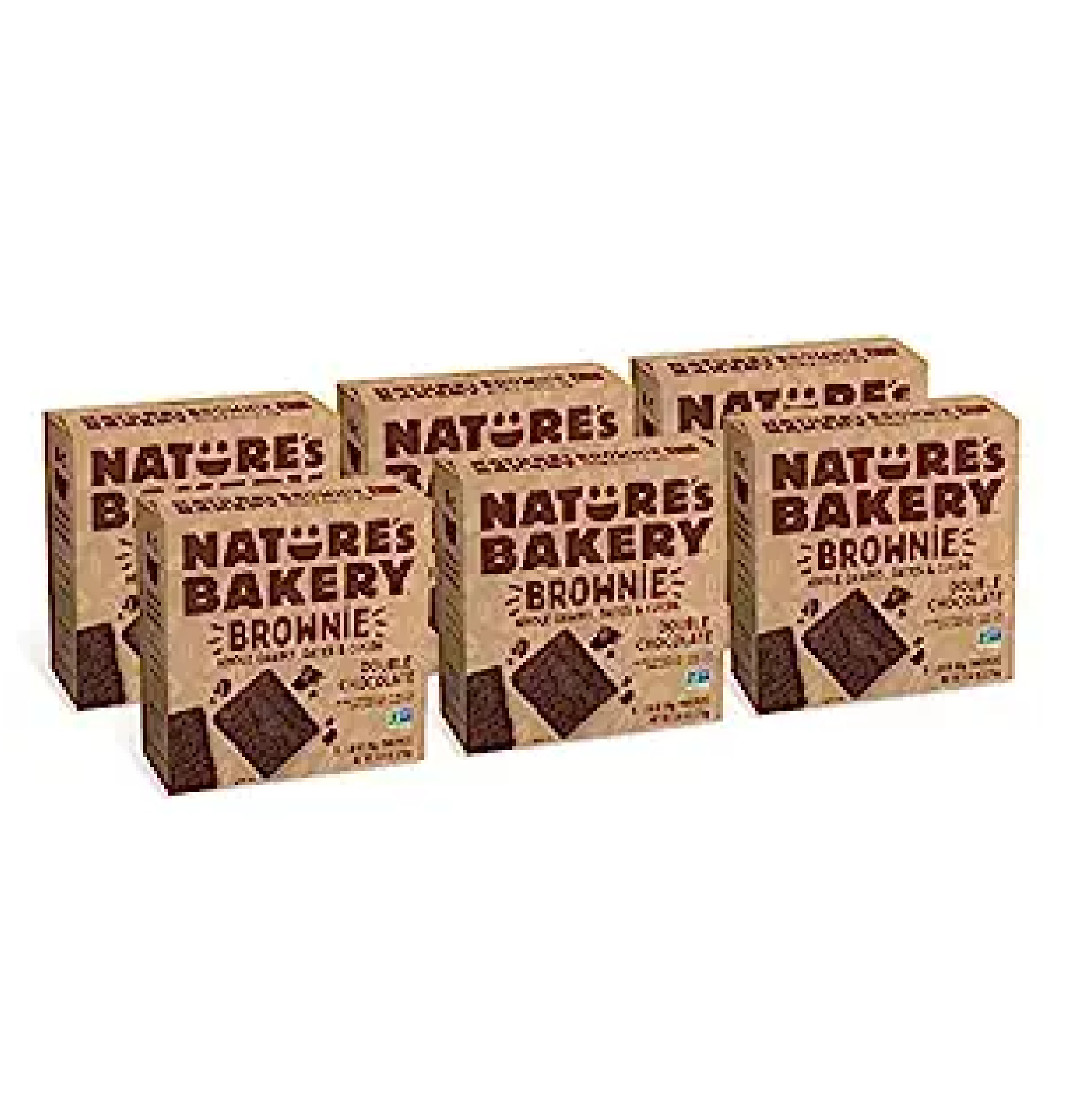 Nature’s Bakery Double Chocolate Brownie Bars Whole Grains Dates and Cocoa Plant Based, Dairy-Free Snack Bar 6 Count-main