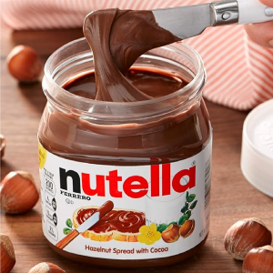 Nutella Hazelnut Spread With Cocoa For Breakfast 26.5 Oz Jar Holiday Baking And Desserts packaging may vary-back