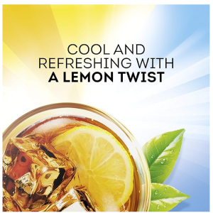 Lipton Lemon Sweetened Iced Tea Mix Makes 28 Quarts Pack of 2-back