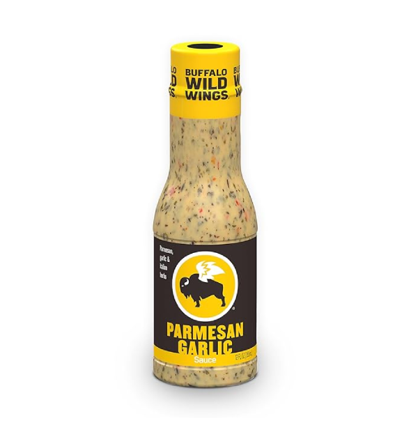 Buffalo Wild Wings Parmesan Garlic Sauce 12 fl. oz Perfect Dipping Sauce Chicken Marinade Chicken Parmesan Topping and Wing Seasoning Made with Italian Herbs-main