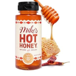 Mike's Hot Honey, Brand of Hot Honey, Spicy Honey, All Natural 100% Pure Honey Infused with Chili Peppers Gluten-Free Paleo-Friendly 10oz Bottle 1 Pack-main