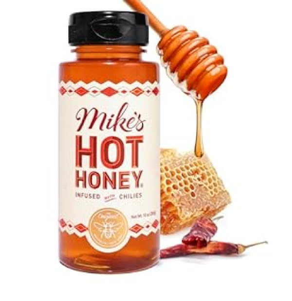 Mike's Hot Honey, Brand of Hot Honey, Spicy Honey, All Natural 100% Pure Honey Infused with Chili Peppers Gluten-Free Paleo-Friendly 10oz Bottle 1 Pack-main