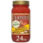 Classico Fire Roasted Tomato & Garlic Spaghetti Pasta Sauce 24 oz Jar-main