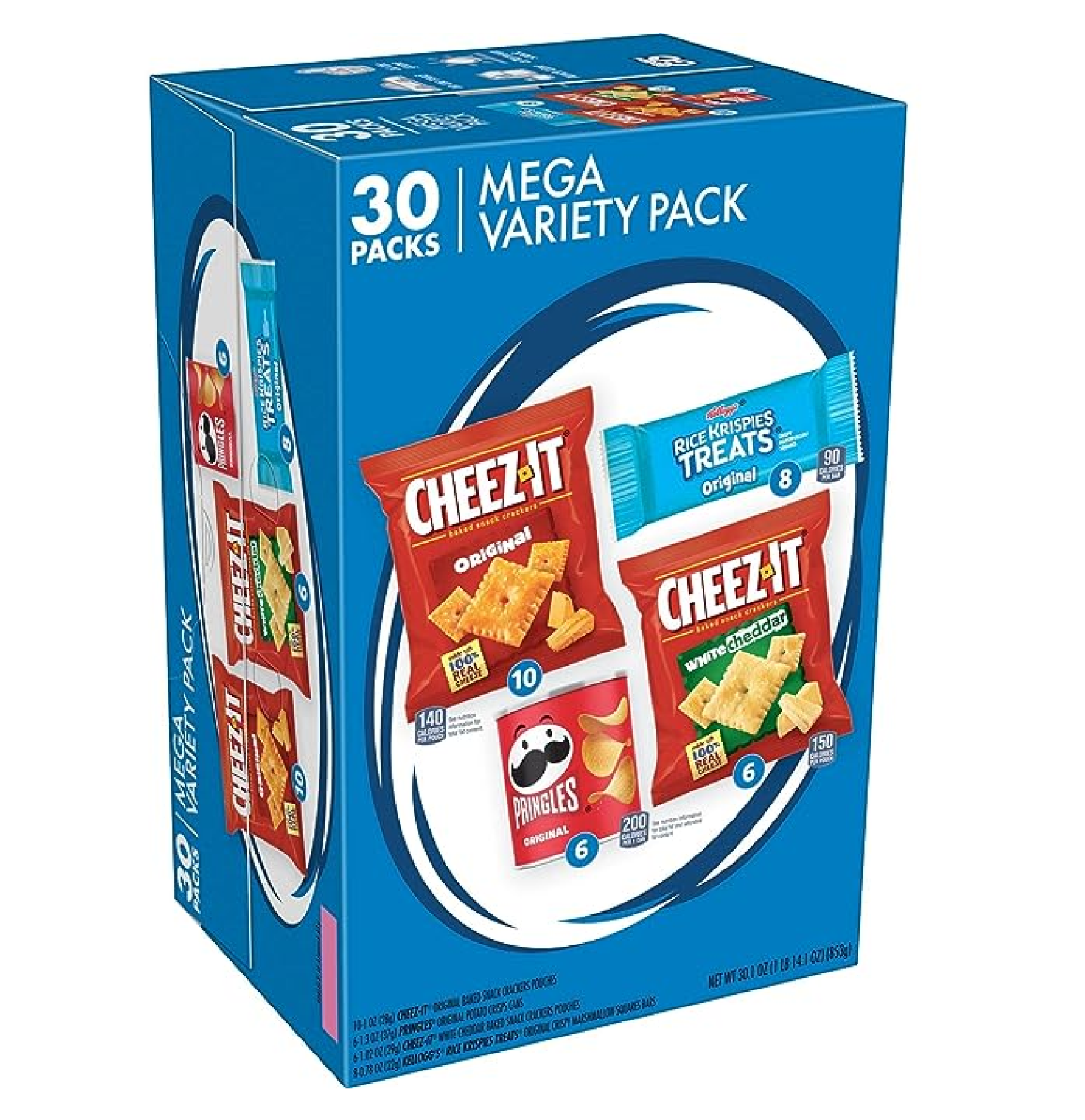 Kellogg's Snacks Lunch Snacks Kids Snacks Mega Pack Variety Pack 30.1oz Box 30 Packs-main