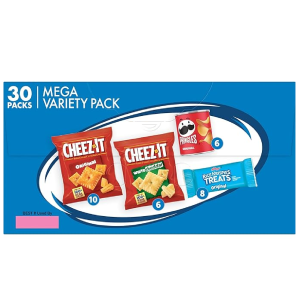 Kellogg's Snacks Lunch Snacks Kids Snacks Mega Pack Variety Pack 30.1oz Box 30 Packs-back