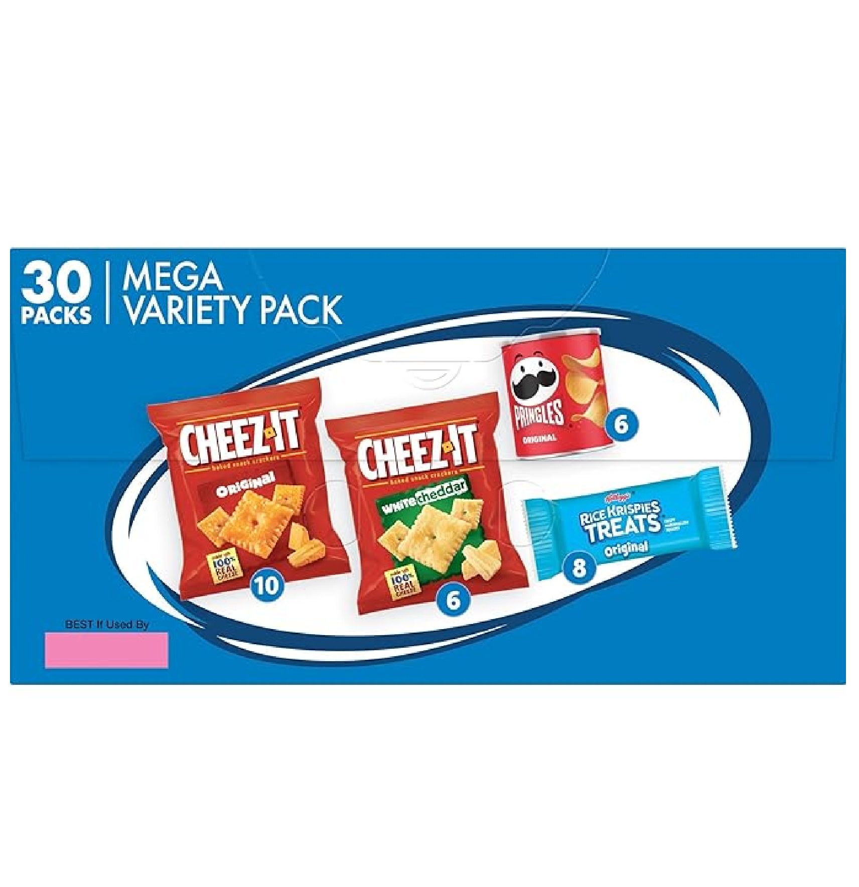 Kellogg's Snacks Lunch Snacks Kids Snacks Mega Pack Variety Pack 30.1oz Box 30 Packs-back