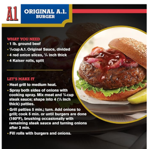 A.1. Original Steak Sauce 15 oz Bottle-back 3