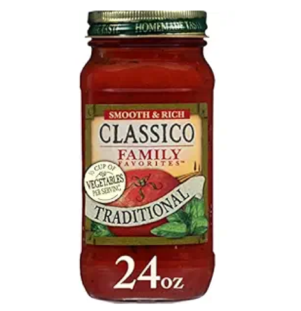 Classico Family Favorites Traditional Pasta Sauce 24 oz Jar-main