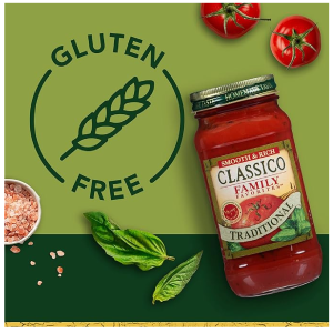 Classico Family Favorites Traditional Pasta Sauce 24 oz Jar-back