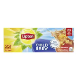 Lipton Cold Brew Iced Tea Bags Family Size 22 Count Pack of 6-main