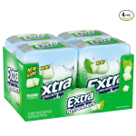 EXTRA Gum Refreshers Spearmint Sugar Free Chewing Gum 40 Piece Bottle Pack of 4-main