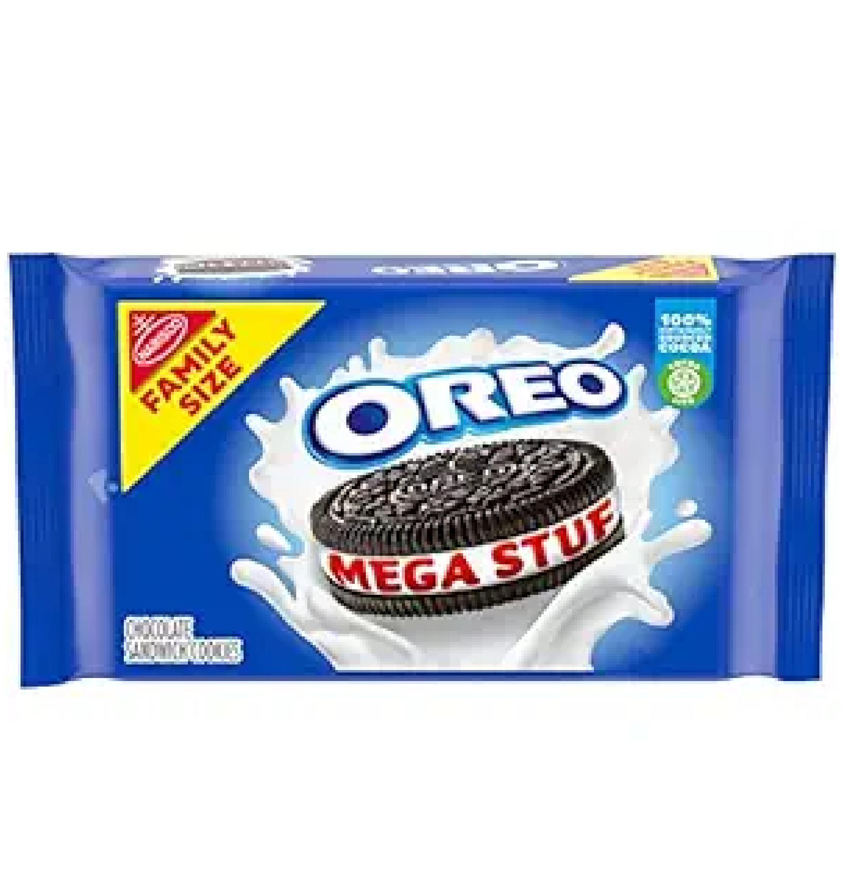 OREO Mega Stuf Chocolate Sandwich Cookies Family Size 17.6 oz-main