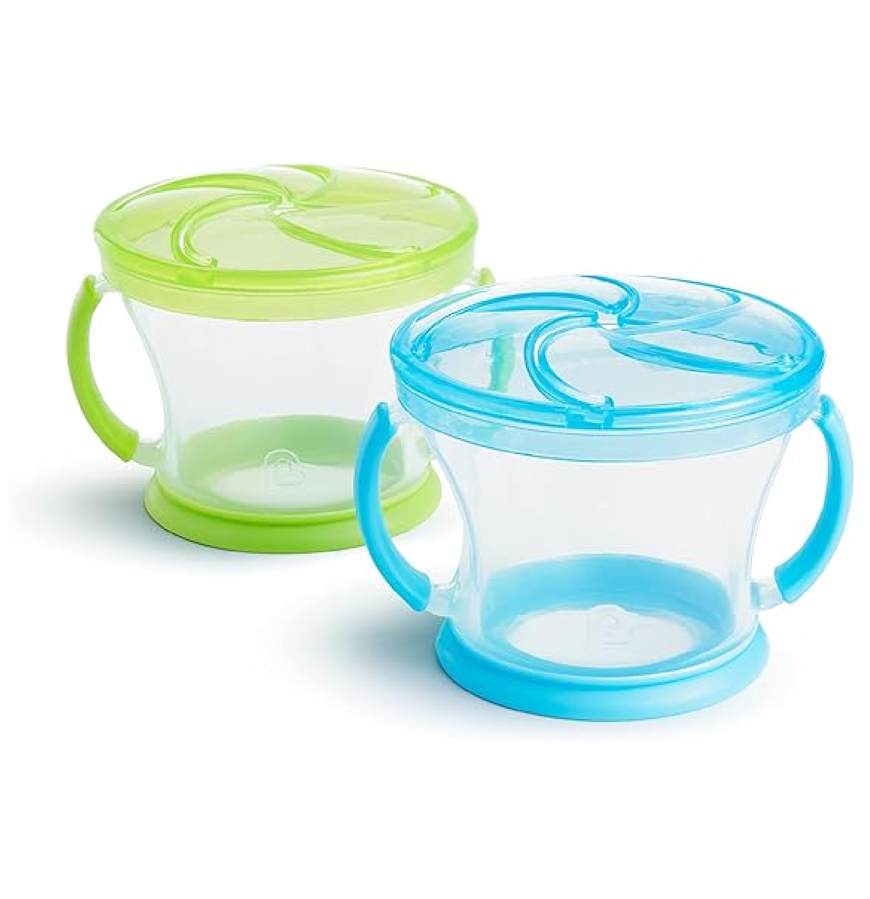 Munchkin Snack Catcher Toddler Snack Cups 2 Count Pack of 1 Blue/Green-main