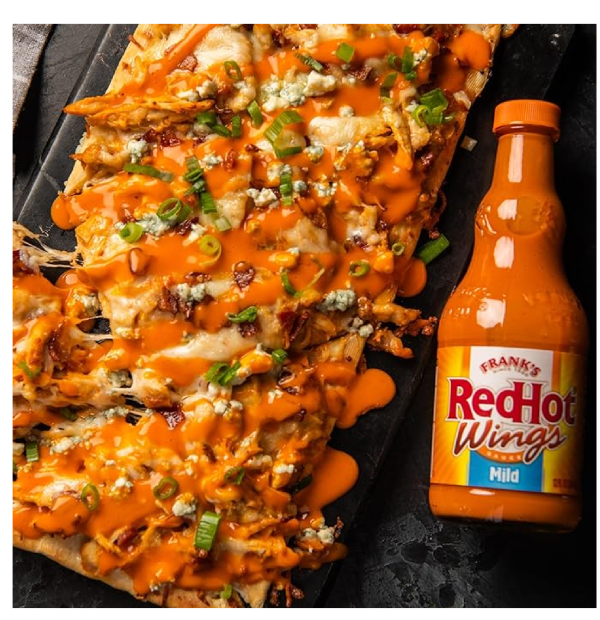 Frank's RedHot Mild Wings Hot Sauce 12 fl oz-back 2