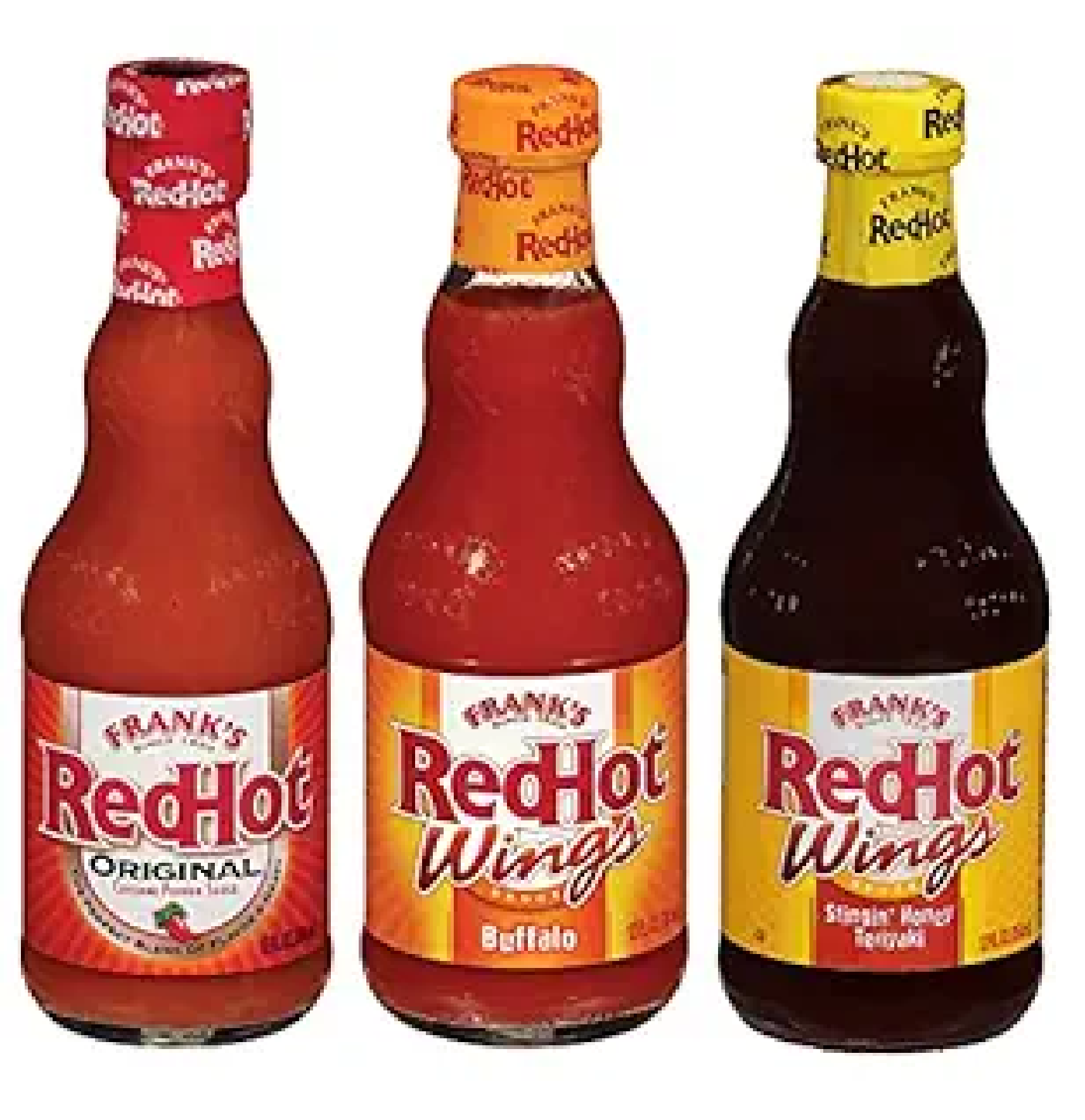 Frank's RedHot Hot Sauce Variety Pack Original Buffalo and Stingin' Honey Teriyaki 3 count-main