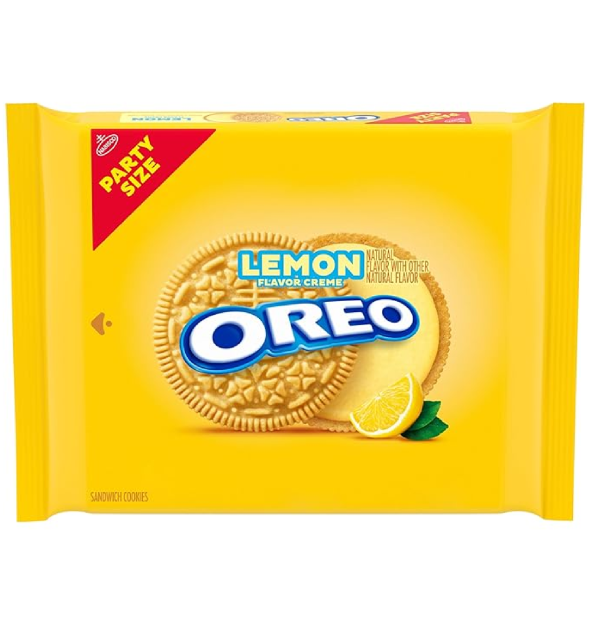 OREO Lemon Creme Sandwich Cookies Party Size 24.95 oz-main