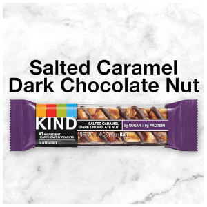 KIND Bars Gluten Free Salted Caramel & Dark Chocolate Nut Pack of 12-back