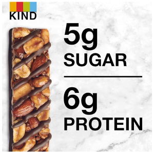 KIND Bars Gluten Free Salted Caramel & Dark Chocolate Nut Pack of 12-back 2