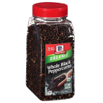 McCormick Organic Whole Black Peppercorns 13.75 oz-main