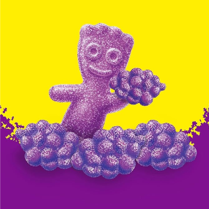 SOUR PATCH KIDS Grape Soft & Chewy Candy 8.02 oz-back