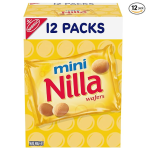 Nilla Wafers Mini Cookies Vanilla Wafers 12 Snack Packs-main