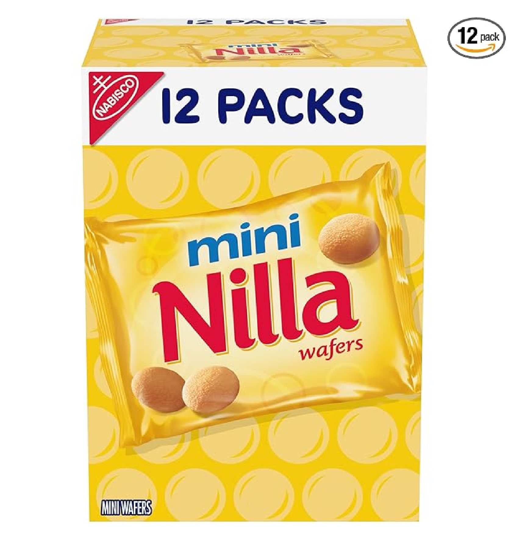 Nilla Wafers Mini Cookies Vanilla Wafers 12 Snack Packs-main