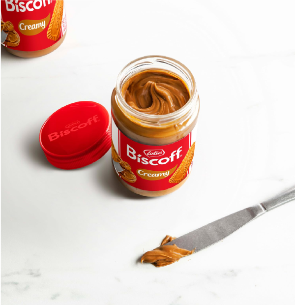 Lotus Biscoff Cookie Butter Spread Creamy non GMO + Vegan 25.4 oz Pack of 2-back 2