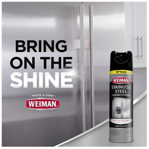 Weiman Stainless Steel Cleaner & Polish Aerosol 17 fl oz-back 4