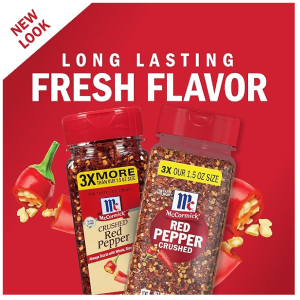 McCormick Crushed Red Pepper 4.62 oz-back