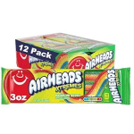 Airheads Xtremes Belts Rainbow Berry Flavor Sweetly Sour Candy Non Melting Bulk Movie Theater and Party Bag 3 Ounce Pack of 12-main