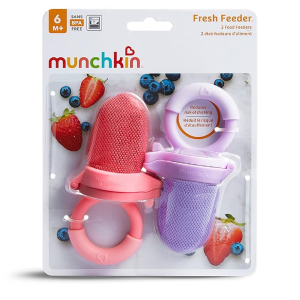 Munchkin Fresh Food Feeder Coral/Purple 2 count Pack of 1-back 3