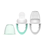 Dr. Brown's Fresh First Silicone Feeder Mint & Grey 2 Count-main