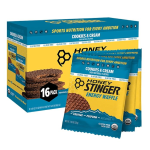 Honey Stinger Organic Gluten Free Cookies & Cream Waffle Energy Stroopwafel for Exercise Endurance and Performance Sports Nutrition for Home & Gym Pre & During Workout 16 Waffles 16.96 Ounce-main