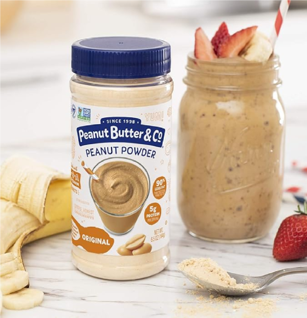 Peanut Butter & Co. Original Peanut Powder Non-GMO Project Verified Gluten Free Vegan 6.5 oz Jar-back 2