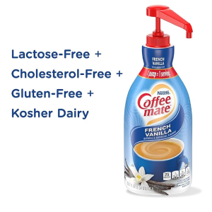 Nestle Coffee Mate Coffee Creamer French Vanilla Concentrated Liquid Pump Bottle Non Dairy No Refrigeration 50.7 Ounces-back