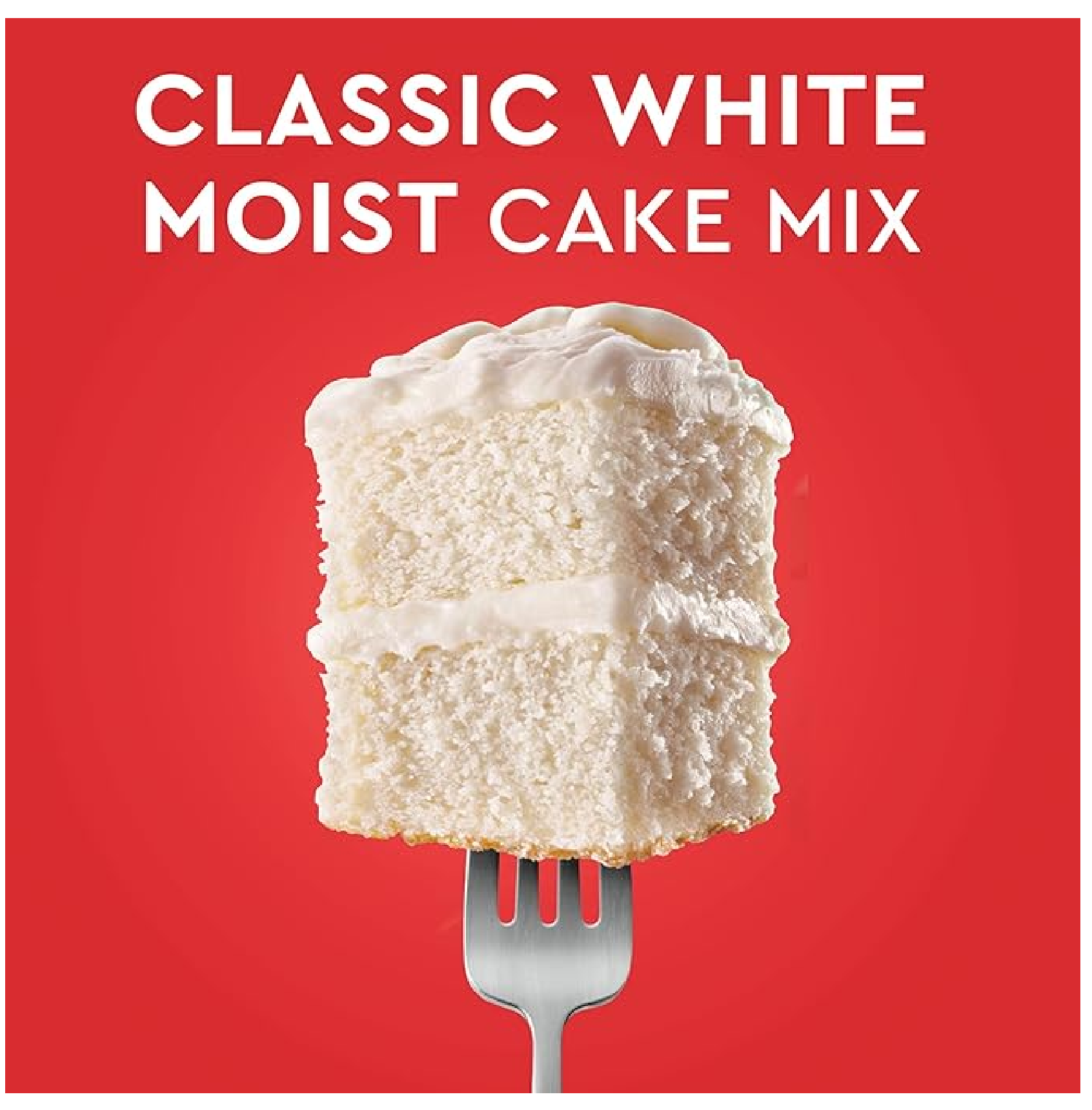 Duncan Hines Classic Cake Mix White 15.25 oz-back