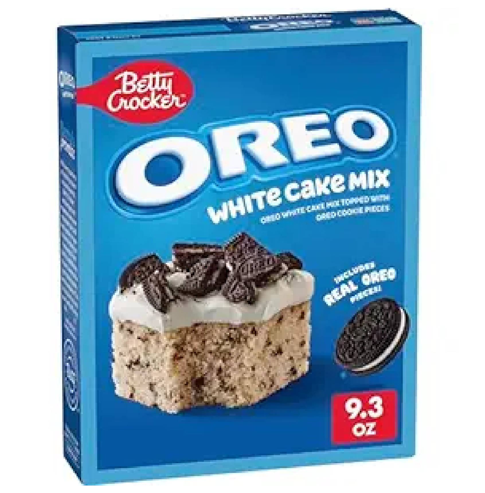 Betty Crocker OREO White Cake Mix White Cake Baking Mix With OREO Cookie Pieces 9.3 oz-main