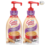 Nestle Coffee mate Coffee Creamer Sweetened Original Concentrated Liquid Pump Bottle Non Dairy No Refrigeration 50.7 Ounces Pack of 2-main