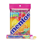 Mentos Candy Mint Chewy Candy Roll Fruit Non Melting 1.32 Oz 6 count Pack of 1-main